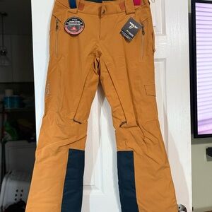 Columbia Titanium Orange Ski Pants
